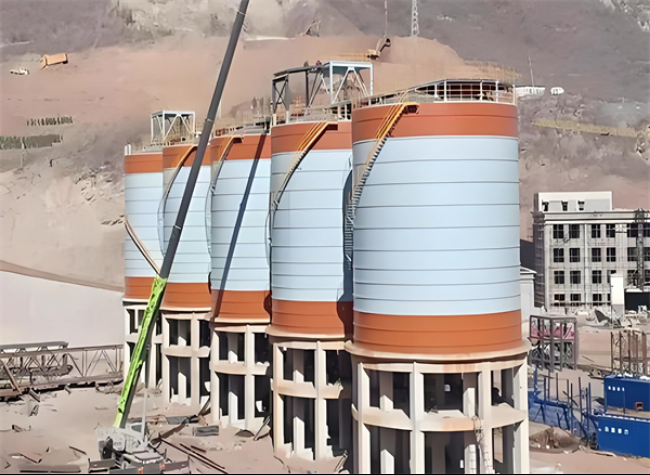 南木林高架钢板仓