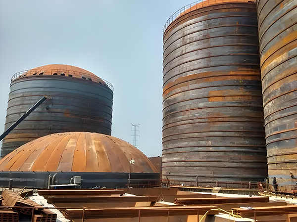 南木林焦粉钢板仓